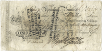Co Cork, Youghall, Youghall Bank, One Guinea & Half [One Pound, Fourteen Shillings and Three-Halfpence], 26 May...