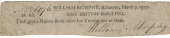 Co Kerry, Killarney, William Murphy, One British Shilling, 7 March 1797, S 176, signed by William Murphy, 145 x...