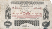 One Pound, 15 August 1911, H/33 33006, signature of W.H. Baskin, 65 branches in five lines (Pick A30). Two spindle...