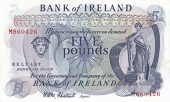 Five Pounds, 1968, M 860426, signature of H.H.M. Chestnutt (Pick 57b). Extremely fine (£120-150)