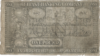 One Pound, 4 December 1874, L/T 5469, signature of J.J. Dugan, 35 branches (Pick A45, this note). Signature and date...