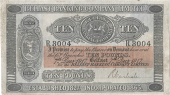 Ten Pounds, 7 December 1917, R 3004, signature of R. Carlisle, 44 branches (Pick A52). Lightly pressed, otherwise...