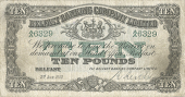 Ten Pounds, 3 August 1933, A/A 6329, signature of R. Keith (Pick 128b). Pinholes, otherwise good fine to about very...