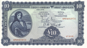 Ten Pounds, 27 October 1938, 07V 092973, Brennan-McElligott signatures (MacDevitt E-102; Pick 4B). Good very fine...