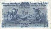The Hibernian Bank Ltd, Ten Pounds, 5 December 1931, 01HT 034827, Brennan-Campbell signatures (MacDevitt E-013; Pick...