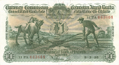 The Provincial Bank of Ireland Ltd, One Pound, 9 March 1936, 11PA 043664, Brennan-Fforde signatures (MacDevitt...
