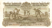 The Provincial Bank of Ireland Ltd, Five Pounds, 3 April 1939, 02PK 051049, Brennan-Kennedy signatures (MacDevitt...