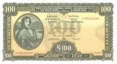 One Hundred Pounds, 4 April 1977, 01B 020204, Murray-O Murchu signatures (MacDevitt E-135; Pick 69c). About...