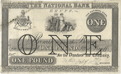 One Pound, Bruff, uniface proof on paper, pencilled 'To this Feb. 15th/62' at bottom right (Pick –). Marking at...