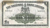 One Pound, 6 May 1929, no. 046883, signature of F.H. Green (Pick 151). Two patches of staining at top and a number...