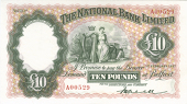 Ten Pounds, 1 February 1937, A 00529, signature of F.H. Green (Pick 157). Lightly pressed, otherwise good very fine...