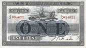 One Pound, 1 September 1924, A/A 034622, printed signature of J.R. Bristow (Pick –). Good very fine (£250-300)