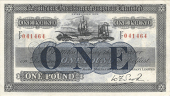 One Pound, 1 July 1927, F/F 041464, printed signature of W.F. Scott (Pick –). Lightly pressed, otherwise good very...