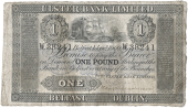 One Pound, 1 January 1900, W 38241, signature of Hugh Anderson, 57 branches (Pick –). A 10mm tear in left edge and...