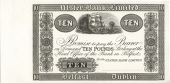 Ten Pounds, c. 1920, uniface proof on paper, extra margin at left side (Pick –). About uncirculated (£150-200)


