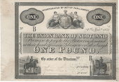 One Pound, 1 November 1871, B prefix, uniface proof on paper, 'From this' pencilled at bottom centre (Douglas 19)....
