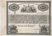 One Pound, 1 November 1871, B prefix, uniface proof on paper, 'From this' pencilled at bottom centre (Douglas 19)....