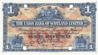 One Pound, 2 June 1924, A prefix, Hird-McCrindle signatures, stamped SPECIMEN across front, four small punch-holes...