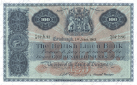 One Hundred Pounds, 1 June 1962, V/3 02/190, signature of A.P. Anderson (Douglas 62-1). Two firm folds, otherwise...