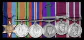 Six: Warrant Officer Class 2 J. A. Dickson, Seaforth Highlanders

1939-45 Star; Defence and War Medals; General...
