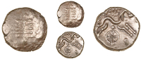 Dobunni, Eisu, Stater, similar, 5.26g/2h (BMC 3042, same rev. die [?]; VA 1105; S 381). Very fine or better...