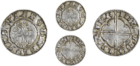 Cnut (1016-1035), Penny, Quatrefoil type, London, Brihtferth, brihtfrd o lvnd, 0.95g/9h (BEH 2028; N 781; S 1157)....