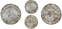 Cnut (1016-1035), Penny, Pointed Helmet type, Lincoln, Osferth, osferd mo lincol, 1.02g/6h (Mossop dies Ca; cf. BEH...