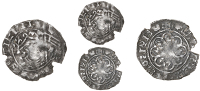 Stephen (1135-1154), Penny, Uncertain issues, Flag type, bust right, holding lance with pennant, star in front,...
