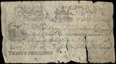 Co Cork, Mallow, Mallow Bank, Thirty Shillings, 13 August 1815, no. 323, payable in Bank of Ireland Paper, for...