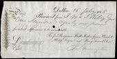 Co Dublin, Dublin, Balls Bank, 15 February 1828, receipt for One Hundred and Forty Six Pounds, Seventeen Shillings,...