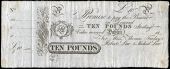 Co Dublin, Dublin, Finlay & Co, Ten Pounds, 18—, with counterfoil, unissued, for Messrs Thomas Finlay, Robert Law...