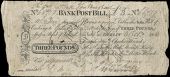 Co Dublin, Dublin, Ffrenchs Bank, Post Bill for Three Pounds, 6 October 1812, no. 6759, for Hon. Charles Ffrench,...
