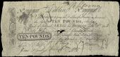 Co Dublin, Dublin, Ffrenchs Bank, Ten Pounds, 21 October 1813, no. 799, for Hon. Charles Ffrench, Henry E. Taaffe,...