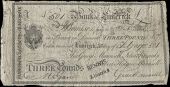 Co Limerick, Limerick, Bank of Limerick, Three Pounds, 20 February 1817, no. 501, for George Maunsell, John Kennedy...