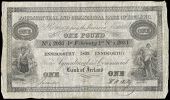 Agricultural and Commercial Bank of Ireland, One Pound, 1 February 1839, A 2031, Enniscorthy. A few pinholes,...