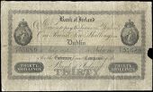 Thirty Shillings, 18 July 1835, C/P 55689, contemporary forgery (Pick –). Missing piece from right edge, otherwise...