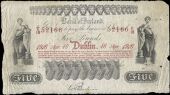 Five Pounds, 18 April 1916, T/18 52166, 65 branches in five lines, signature of W.H. Baskin (Pick A26b). Two spindle...