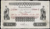 Ten Pounds, 23 November 1918, U/40 91398, 66 branches in 5 lines, signature of W.H. Baskin (Pick A27b). Two spindle...