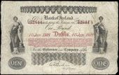 One Pound, 10 January 1918, A/10 52844, signature of W.H. Baskin (Pick A35). Very good to fine 	€300-350
