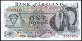 One Pound, 1972-7, Z 000174 replacement, signature of H.H.M. Chestnutt (Pick 61a). Extremely fine 	€80-100
