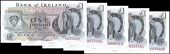 One Pound (5), all 1977-83, G 053347, G 812056, H 000513, H 255161, Z 078605 replacement, signatures of A.S.J....