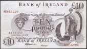 Ten Pounds, 1985-90, AC 615220, error missing background print on front, signature of D.J. Harrison (Pick 67b)....