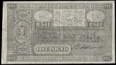 One Pound, 5 January 1905, F/X 6715, signature of S.A. Robinson, 39 branches (Pick –). Discoloured patch on back...