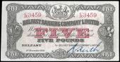 Five Pounds, 9 November 1939, C/R 3459, signature of R. Keith (Pick 127b). Post Office stamp on back, otherwise...
