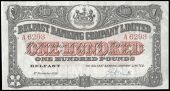 One Hundred Pounds, 9 November 1939, A 6293, signature of G.B. Smyth (Pick 131b). Good very fine 	€450-550

