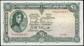 One Pound, 5 September 1935, 77J 028917, Brennan-McElligott signatures (MacDevitt E-076; Pick 2A). Lightly pressed,...