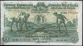 The Munster & Leinster Bank Ltd, One Pound, 10 June 1929, 10MA 070590, Brennan-Gubbins signatures (MacDevitt...