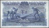 The Munster & Leinster Bank Ltd, Ten Pounds, 7 March 1938, 01MT 071892, Brennan-Hosford signatures (MacDevitt E-021;...