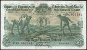 The Royal Bank of Ireland Ltd, One Pound, 6 May 1929, 01RA 006384, Brennan-Stanley signatures (MacDevitt E-046; Pick...