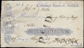 Ten Shillings, 29 January 1849, no. 1, fully printed Receipt issued at Kells and stamped PAID, 138 x 80mm. A few...